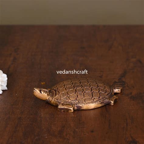 Brass Tortoise Vastu/Feng Shui (0.5 Inch) – Vedansh Craft