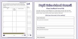 School Council Ballot Paper