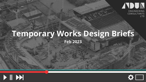 Image result for Temporary Works Design Brief