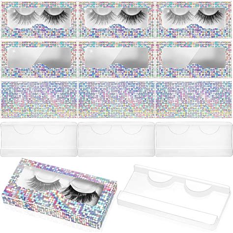 Buy 100 Pieces Eyelash Box Packaging, Include 50 Lash Packaging Box ...