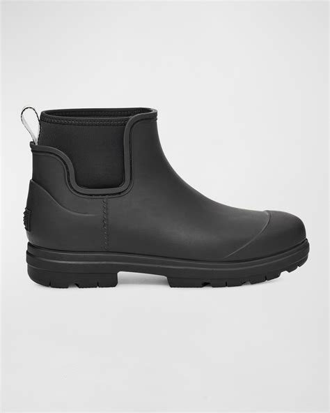 Moncler Ginette Waterproof Rubber Rain Boots | Neiman Marcus
