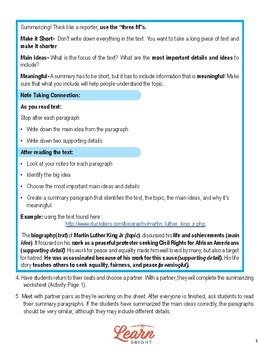 Image result for Note Taking Lesson Plan