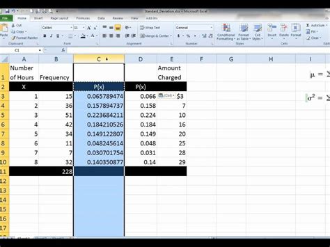 Image result for Discrete Probability Distribution Excel