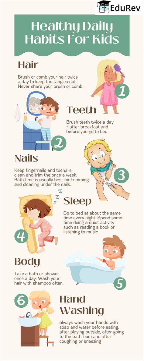 Infographics: Personal Hygiene - Science for Class 1 PDF Download