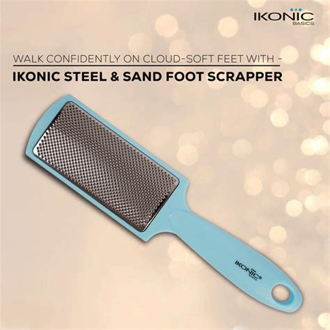 Ikonic Basics Steel & Sand Foot Scrapper IKB-746-1C – Indicrest.com