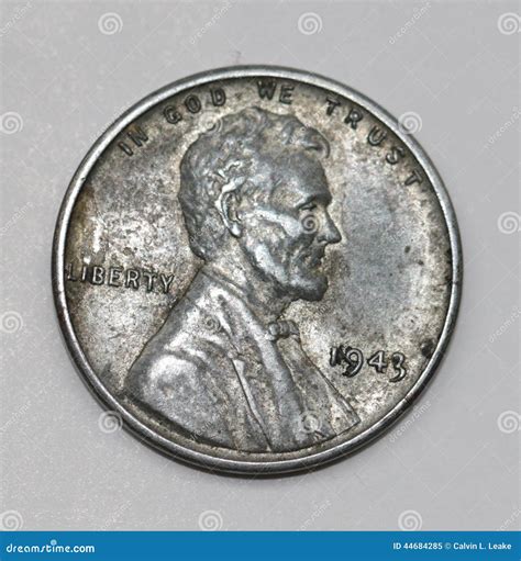Abraham Lincoln Steel 1943 Penny Editorial Image - Image of steel ...