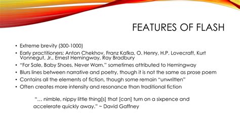 PPT - Flash Fiction PowerPoint Presentation, free download - ID:982737