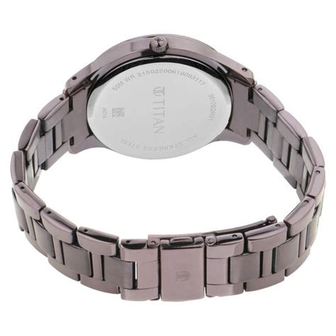 Buy Online Titan Self Expression Purple Dial Women Watch With Stainless ...