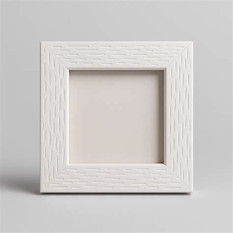 2.5x2.5 Inch Micro Blank Photo Frame | Textured Black & White – Dinny