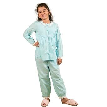 Buy Tweeny Mini Pure Cotton Girls Night Suit | 3-Piece Night Dress for ...