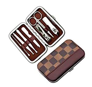 Buy Kanoes 7 in 1 Manicure Pedicure Tool Kit - Brown Online at Low ...