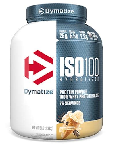 Dymatize | ISO100 Whey Protein | Rapid Absorption and Digestion.