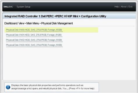 PowerEdge: How to Import a Foreign Configuration in the RAID Controller ...