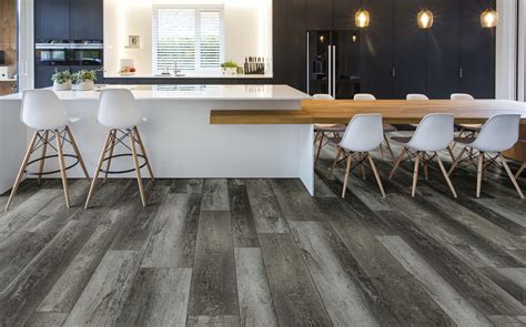 Riverstone Oak Waterproof Rigid Core Luxury Vinyl Plank with Cork Pad ...
