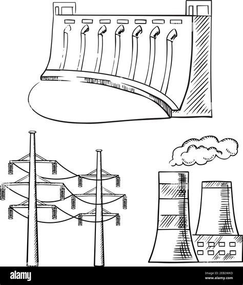 Power Plant Drawing