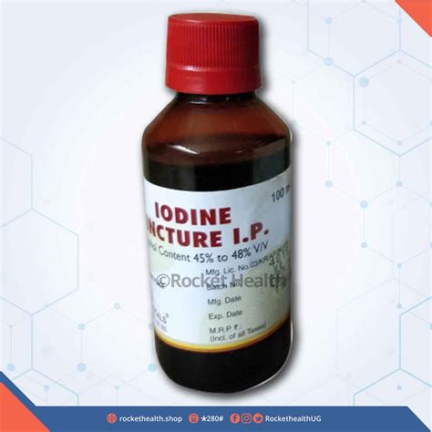 Iodine Tincture 22ml Iodine Tincture solution bottle | Rocket Health Shop