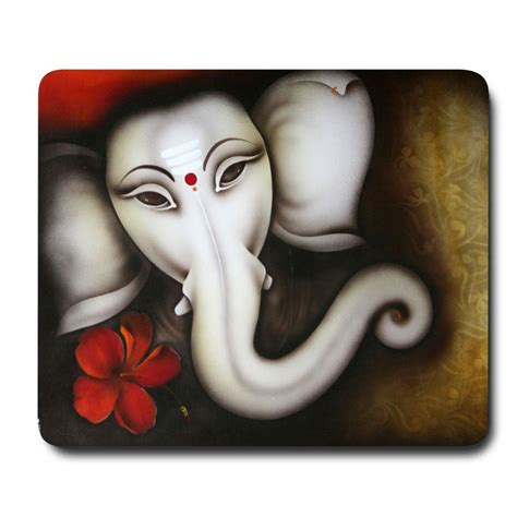 YaYa cafe Printed Divine Ganesha Mousepad for Computer, Pc, Laptop ...
