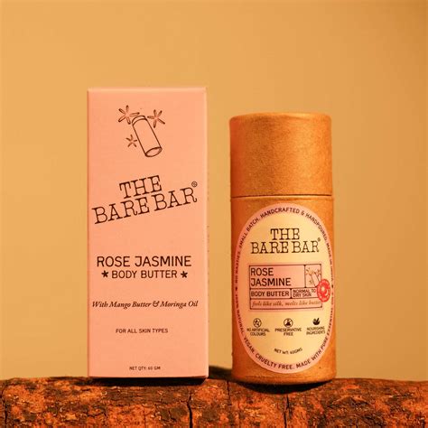 Body Butters: Buy Rose Jasmine Body Butter Stick Online – THE BARE BAR