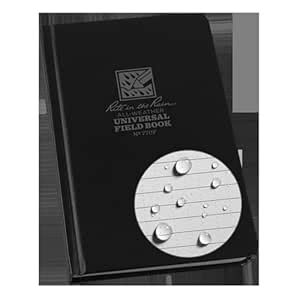 Rite in the Rain Black Fabrikoid 4 3/4 in x 7 1/2 : Amazon.in: Office ...