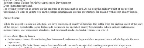 Project Update Memo-BIT-415 - Homework Help