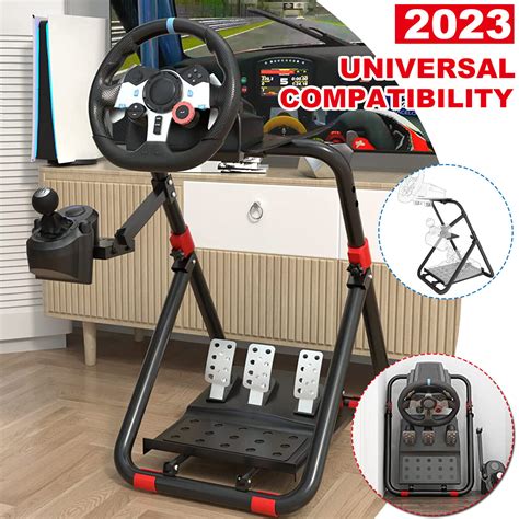 Buy Foldable Racing Wheel Stand Thrustmaster 458 Ferrari T248 Logitech ...