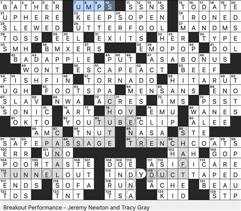 Seattle Times Nyt Crossword - Easy Crossword Puzzles