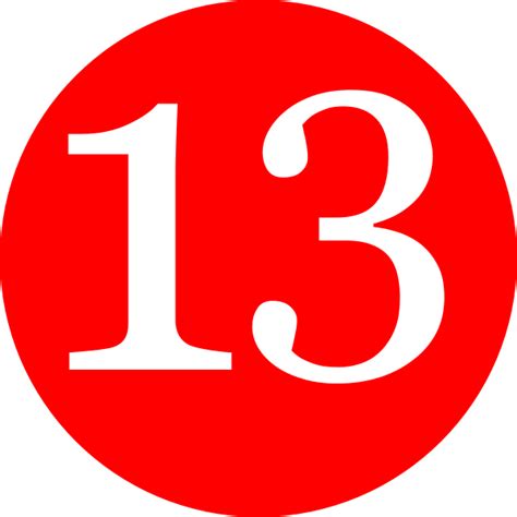 Number 13 Clipart , Free Transparent Clipart - ClipartKey