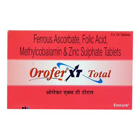 Orofer XT Total Tablet | Uses, Side Effects, Price | Apollo Pharmacy