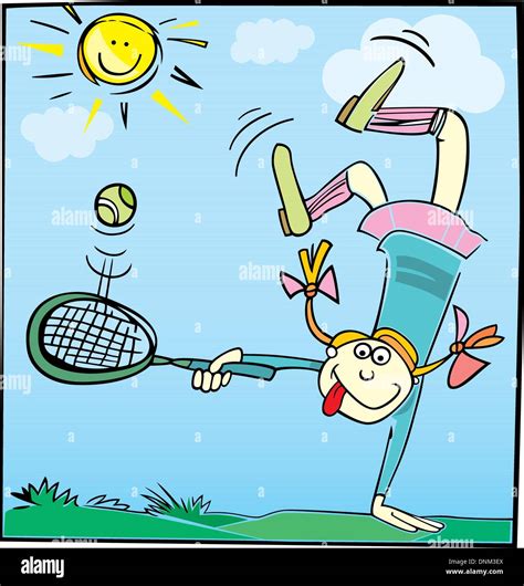 Funny Tennis Cartoons