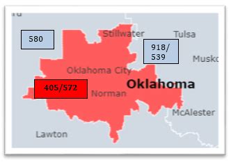 Area Code Overlay Map 的图像结果