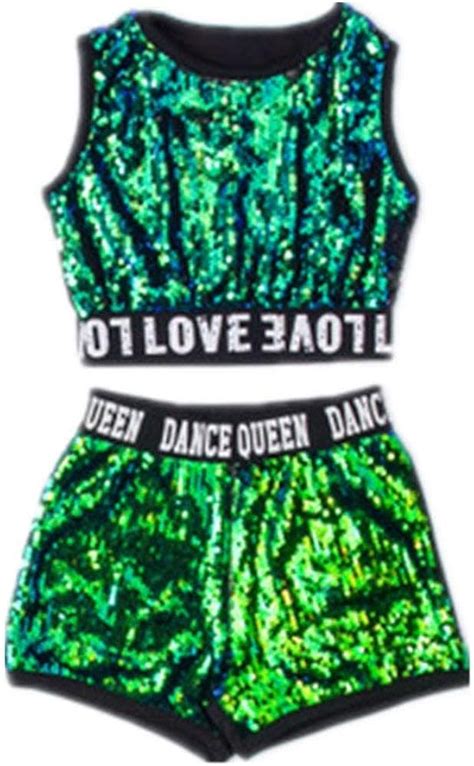 Cossky Sequin Hip-hop Jazz Performance Costume Set India | Ubuy