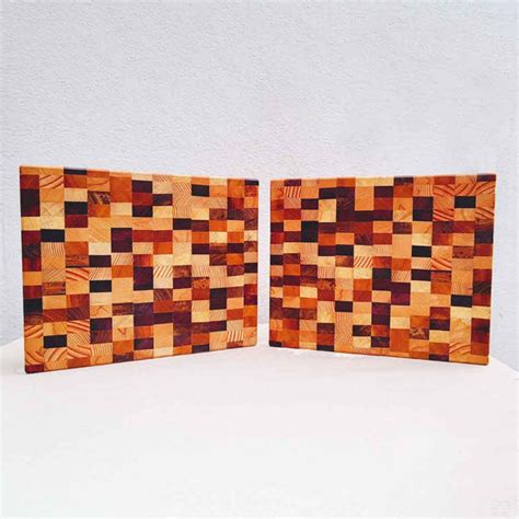 Thundam Chaos End-Grain Cutting Board by Neoteny in upcycled wood ...