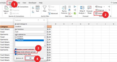 Image result for Subtotal Function in Excel Not Working