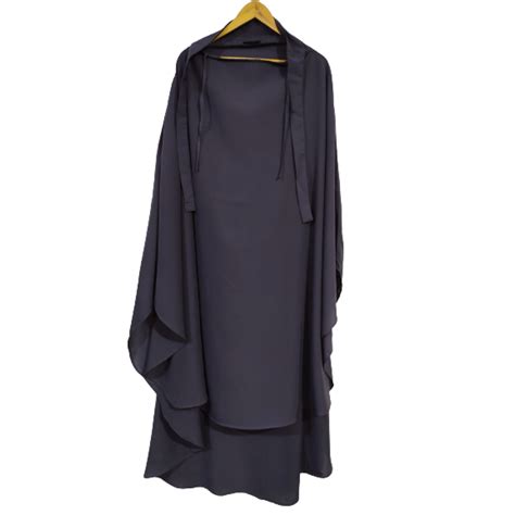 Nazneen 3 pcs set of Abaya Khimer and Nose piece