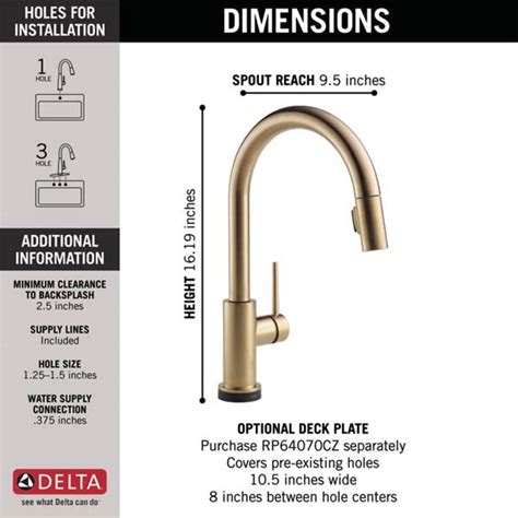 Trinsic Single Handle Pull-Down Kitchen Faucet | Delta Kitchen Faucets ...