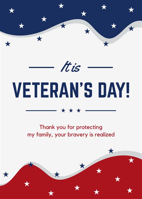 Printable Veterans Day Greeting Cards | FREE Printable