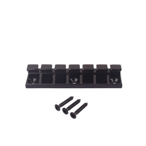 ⚡️Buy Maxbell Black Guitar Replacement 6-string Saddle Bridge Anchor ...