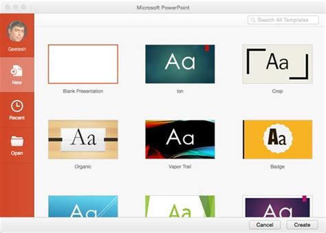 Image result for PowerPoint Interface