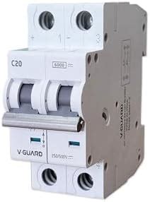 Miniature Circuit Breaker (MCB) 20 A 500V DC : Amazon.in: Home Improvement