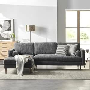 The Clever Couch Madison L-Shape Sofa Set for Living Room, 5 Seater ...