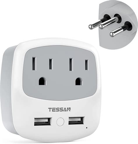 Amazon.com: 1 Pack Brazil Power Adapter Travel Plug, VINTAR Foldable ...