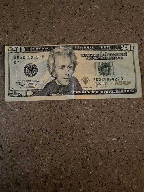 2004 Twenty Dollar Bill Error Misaligned Upshift Misprint | eBay