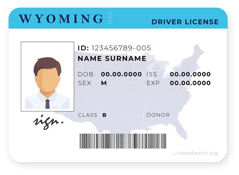 Wyoming Driver License | License Lookup