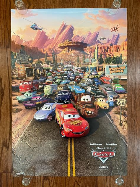 Original Cars Movie Poster