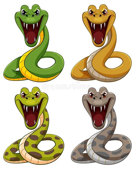 Image result for How to Draw a Python Snake Open Mouth Wide-Open