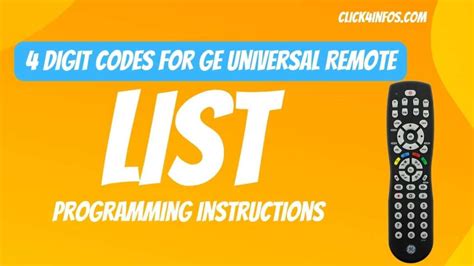 Image result for GE Remote Codes