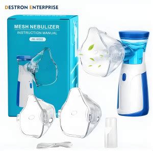 DESTRON ENTERPRISE DE-14 Portable Mesh Nebulizer, Silent and Compact ...