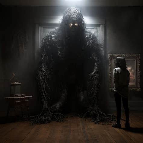 Dark fantasy creature scene | AI-generated image
