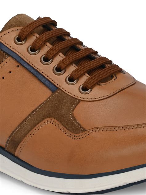 Flecker Mens Leather Sneakers – Delize