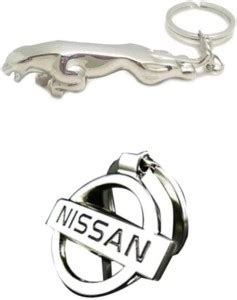 Confident Set Of 2 Jaguar And Nissan Car Logo Key Chain - Buy Confident ...